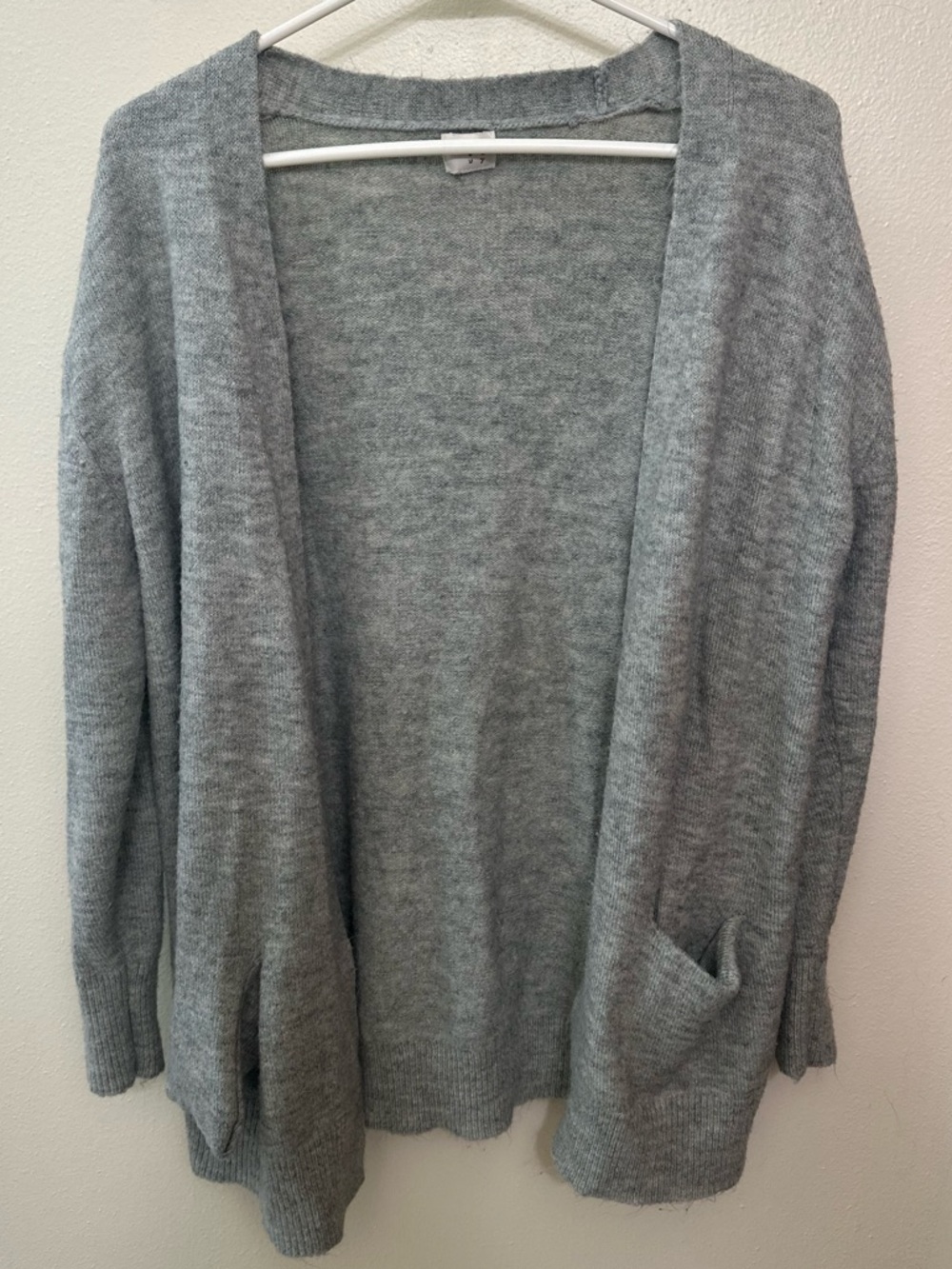 a new day Light Gray Open-Front Women's Cardigan